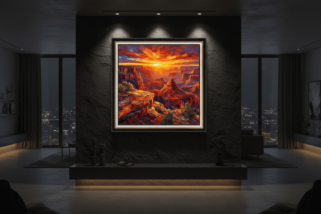 Canyon of Eternal Emberlight - The One Stop Ultra HD Digital Art & Print Shop