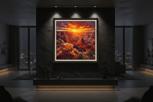 Canyon of Eternal Emberlight - The One Stop Ultra HD Digital Art & Print Shop