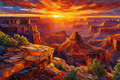 Canyon of Eternal Emberlight - The One Stop Ultra HD Digital Art & Print Shop
