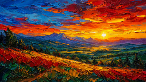 Embers of the Endless Horizon - The One Stop Ultra HD Digital Art & Print Shop