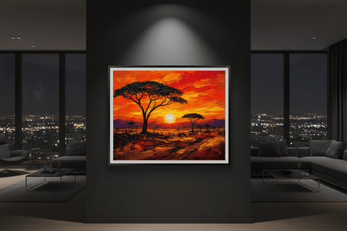Embers of the Endless Savannah - The One Stop Ultra HD Digital Art & Print Shop