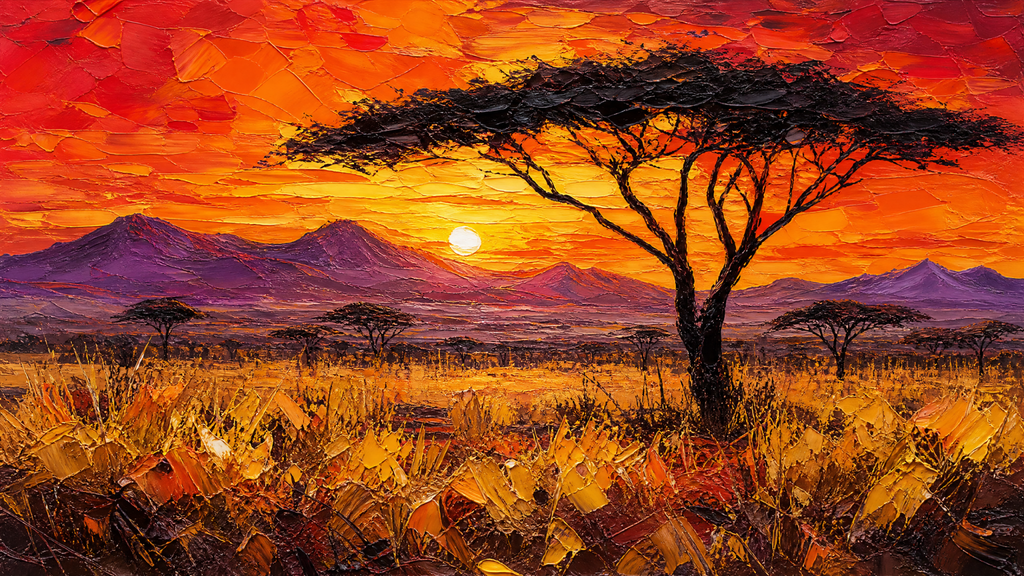 Golden Ember Serenade - The One Stop Ultra HD Digital Art & Print Shop