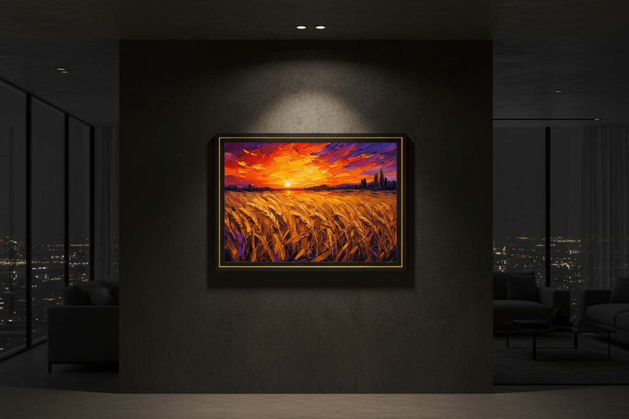 Golden Harvest at Twilight - The One Stop Ultra HD Digital Art & Print Shop