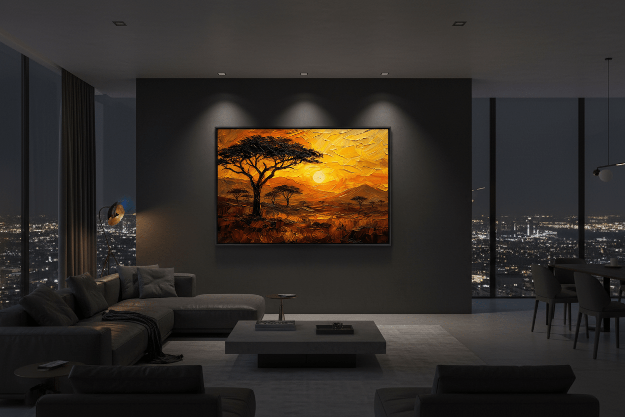 Golden Savannah Radiance - The One Stop Ultra HD Digital Art & Print Shop