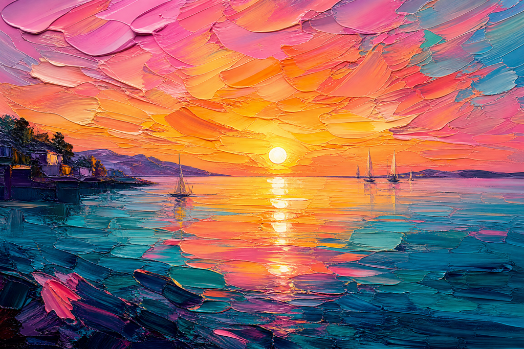 Radiant Horizon Reverie - The One Stop Ultra HD Digital Art & Print Shop