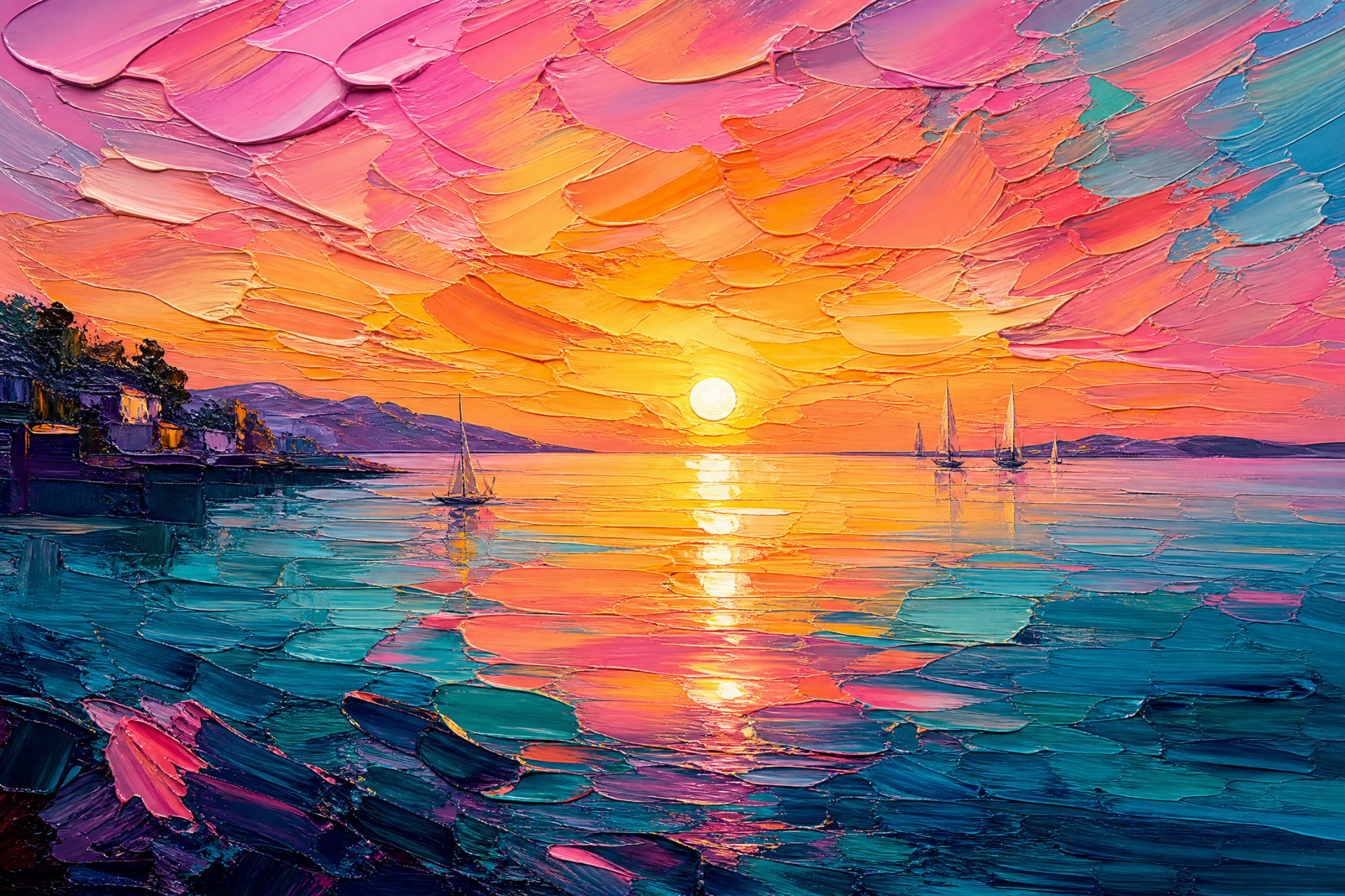 Radiant Horizon Reverie - The One Stop Ultra HD Digital Art & Print Shop